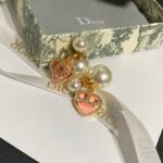 DIOR Love Crystal Diamond Letter CD Earstuds - Image 6