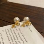 Dior CD pearl earrings - Image 2