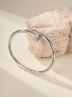 Cartier Classic Nail Bracelet Coarse Edition with Diamond Set at the Head and Tail - Image 4