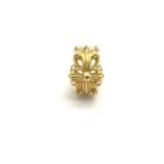 Chrome Hearts Gold Iris Ring Plated 24K Unisex Open Ring - Image 6