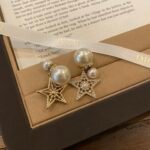 Dior pentagram sized bead earrings - Image 7