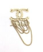 Chanel small fragrance letter tassel brooch - Image 6