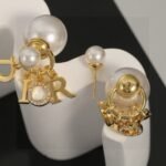 Dior pearl earrings - Image 7