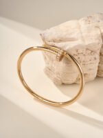 Cartier Classic Nail Bracelet Coarse Edition with Diamond Set at the Head and Tail - Image 5