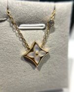 Louis Vuitton Color Blossom Collection Natural White Shell Single Flower Necklace - Image 6