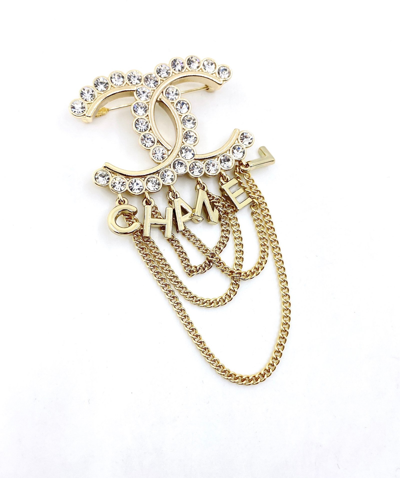8 Chanel small fragrance letter tassel brooch - Image 1