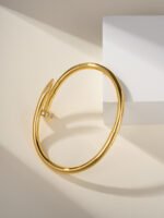 Cartier Classic Nail Bracelet Coarse Edition with Diamond Set at the Head and Tail - Image 6