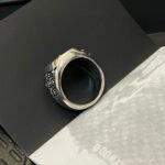 Chrome Hearts Classic Retro Horseshoe print Cross Ring - Image 7