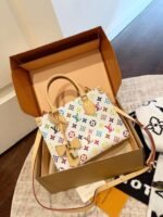 LV onthego eastwest压花横版托特包