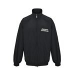 Balenciaga Tape Print Stand Collar Jacket
