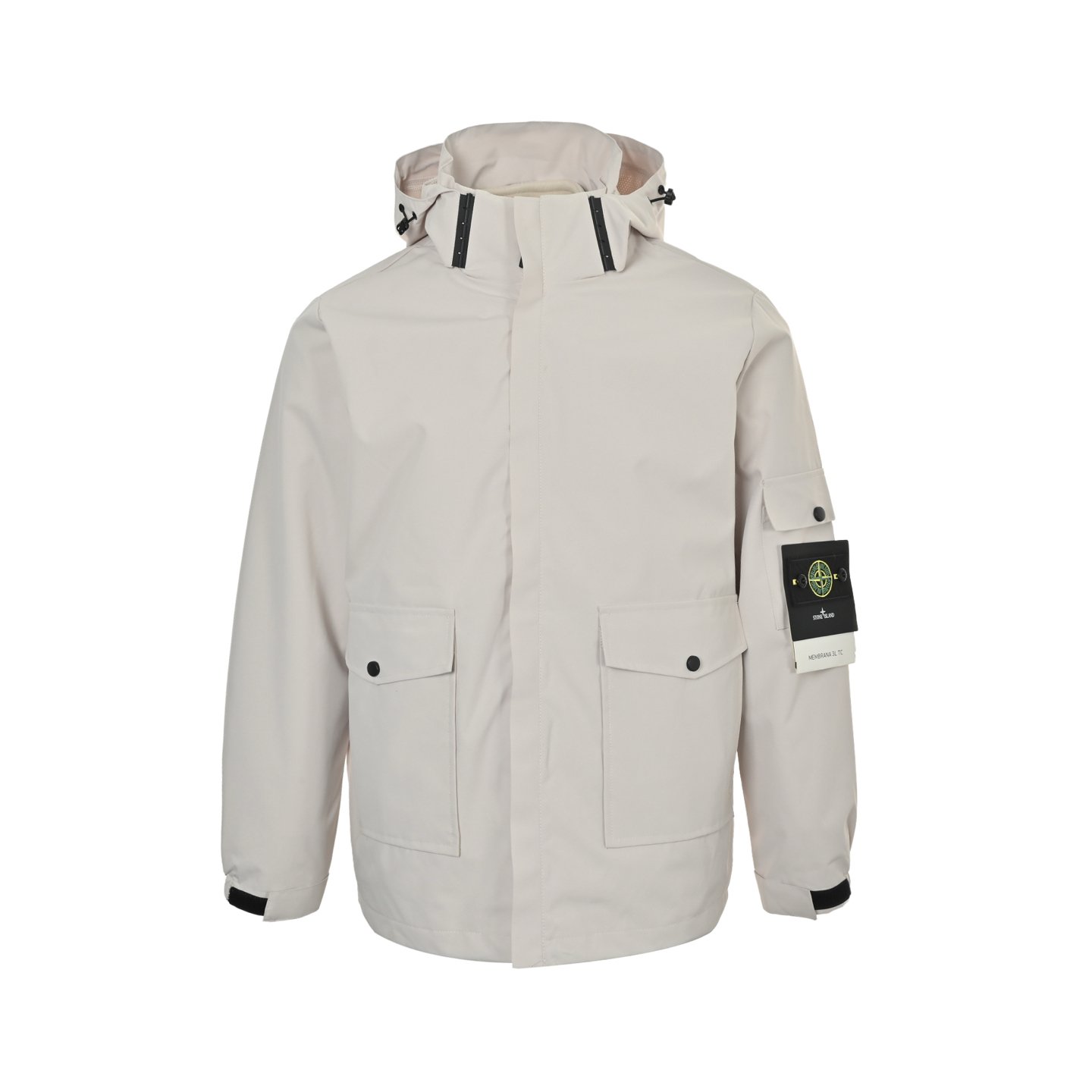 1 Stone Island David Light Stand Collar Zip-Up Jacket - Image 1