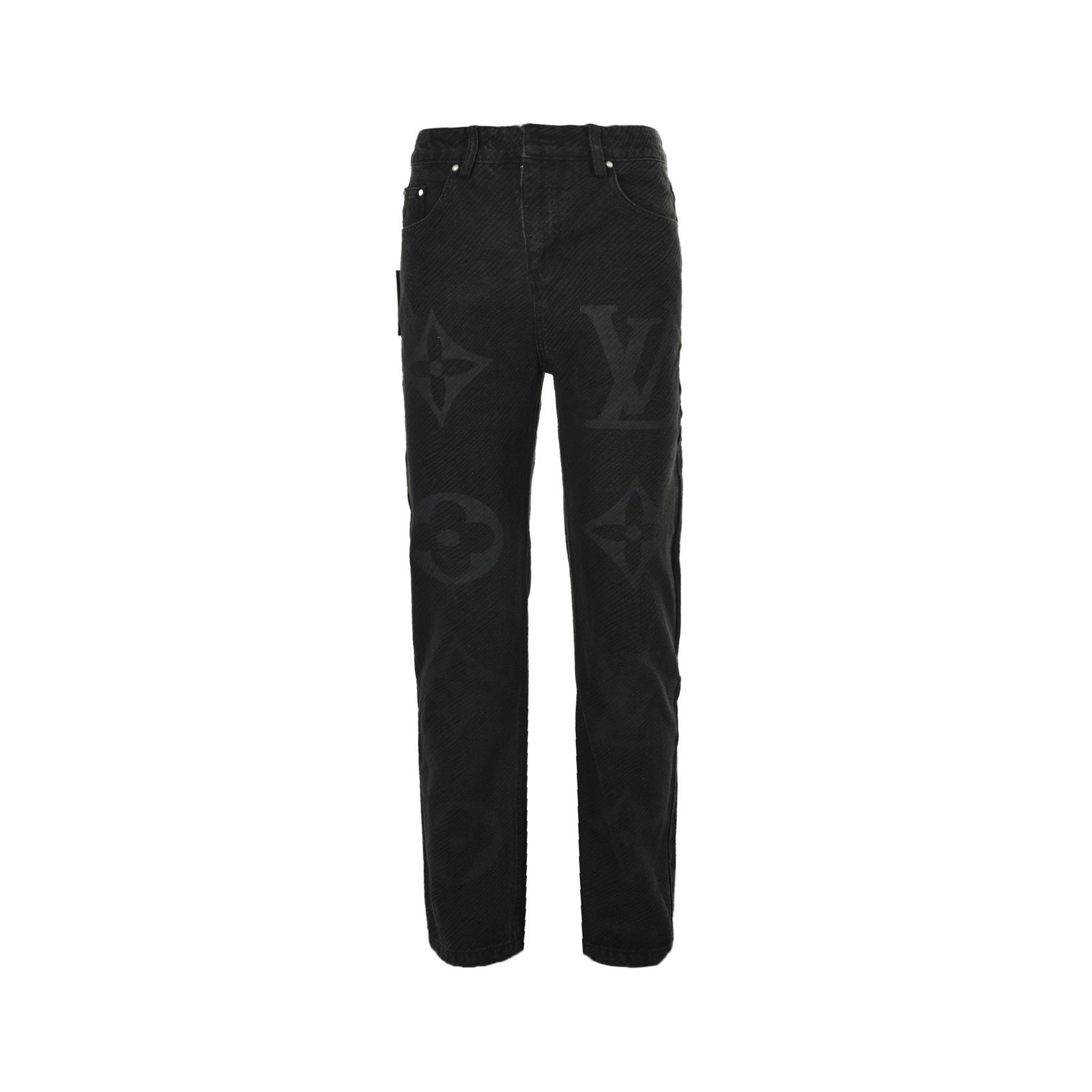 1 Louis Vuitton monogram print twill jeans suit - Image 1
