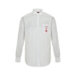 Gucci anchor embroidered shirt