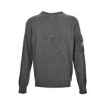 Moncler wool and cashmere sleeve pocket knit sweater