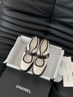 Chanel Tweed Mary Jane Ballerina Flats - Image 2