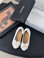 Chanel Bow CC Logo Ballerina Flats - Image 2