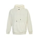 Prada 25Fw Nylon Pocket Hoodie with Triangle Logo at the Neckline