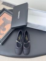 Chanel Raffia Mary Jane Block Heels - Image 2