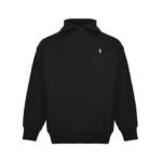 Ralph Lauren Pink Label Embroidered Half-Zip Sweatshirt