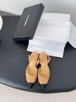 Chanel Pearl Slingback Flats - Image 2
