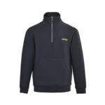 Gucci 25Fw Embroidered Logo Space Cotton Suit Half-Zip Sweatshirt