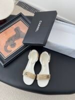 Chanel Block Heel Sandals - Image 2