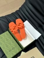 GUCCI Rubber Slide Sandals - Image 2