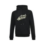 SAINT LAURENT SLP Printed Hoodie