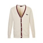 Gucci 24Fw Signature Letter Embroidered Cardigan Sweater