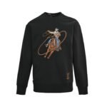 Louis Vuitton 24Fw Western Cowboy Embroidered Crew Neck Sweatshirt