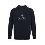 Stone Island Embroidered Logo Crew Neck Sweater