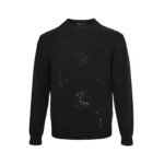 Louis Vuitton 25Fw Dim Pattern Embroidered Monogram Jacquard Sweater