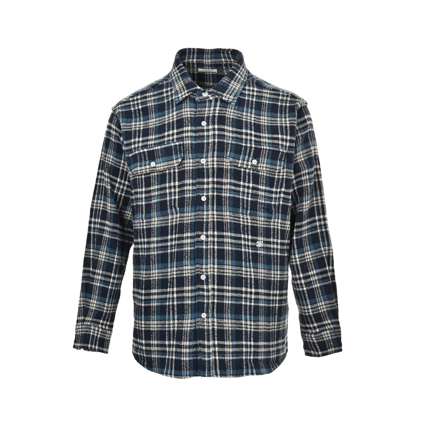 1 Celine 25ss Flannel Plaid Shirt - Image 1