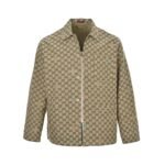 Gucci 25Fw GG Colorful Embroidered All-over Jacquard Canvas Chain Jacket