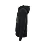 Loewe leather pocket wool zip-up hooded jacket - Image 2
