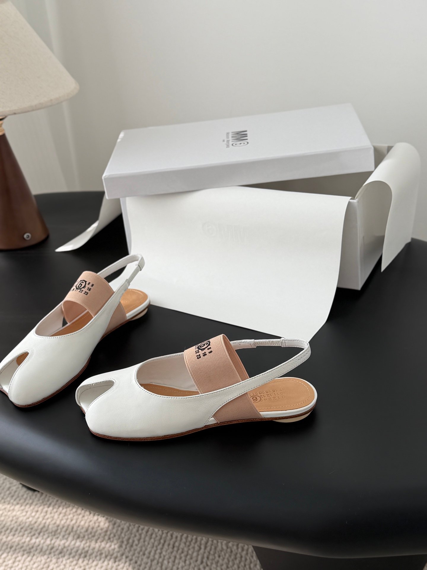 2 Maison Margiela peep-toe slingback sandals - Image 1