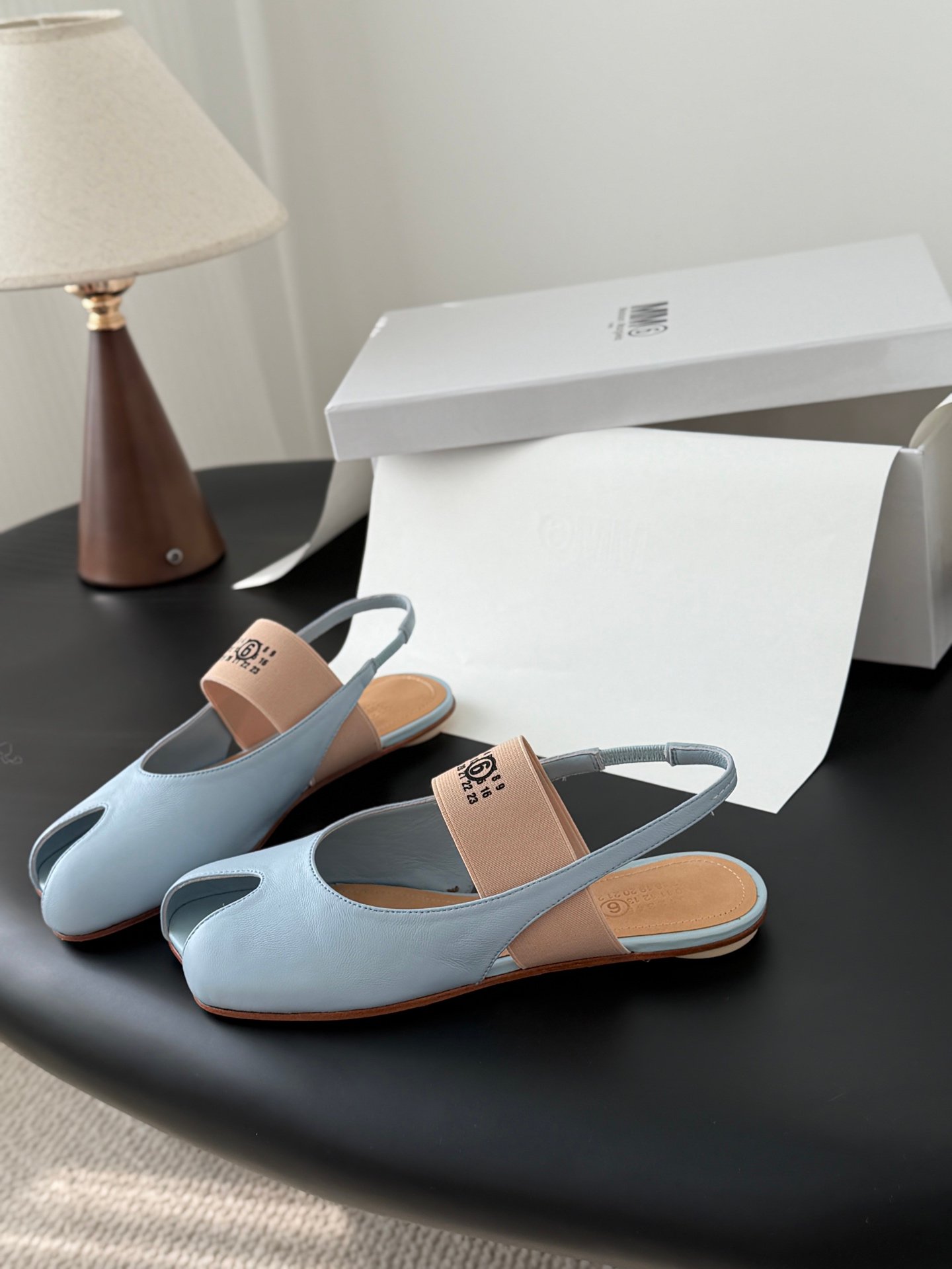 2 Maison Margiela peep-toe slingback sandals - Image 1
