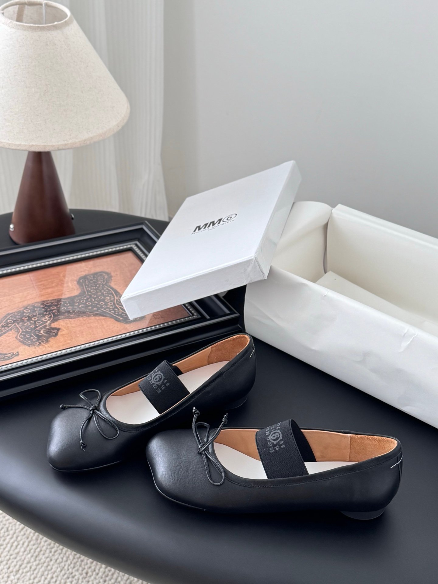 2 MM6 Maison Margiela Anatomic Numeric Ballerinas - Image 1