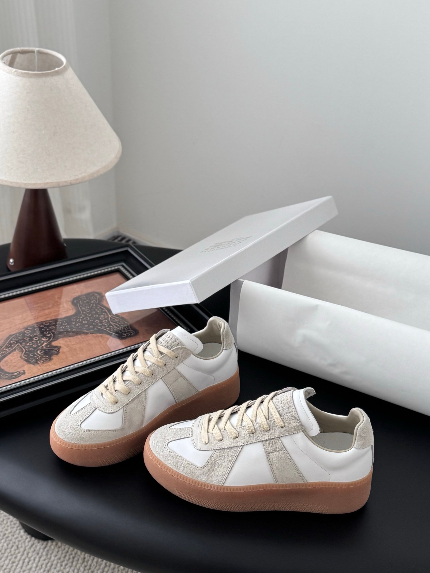 2 MM6 Maison Margiela Chunky Gambetta Low-Top Sneakers - Image 1