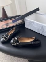 Chanel Bow CC Logo Ballerina Flats