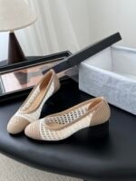 Chanel Raffia Ballet Flats