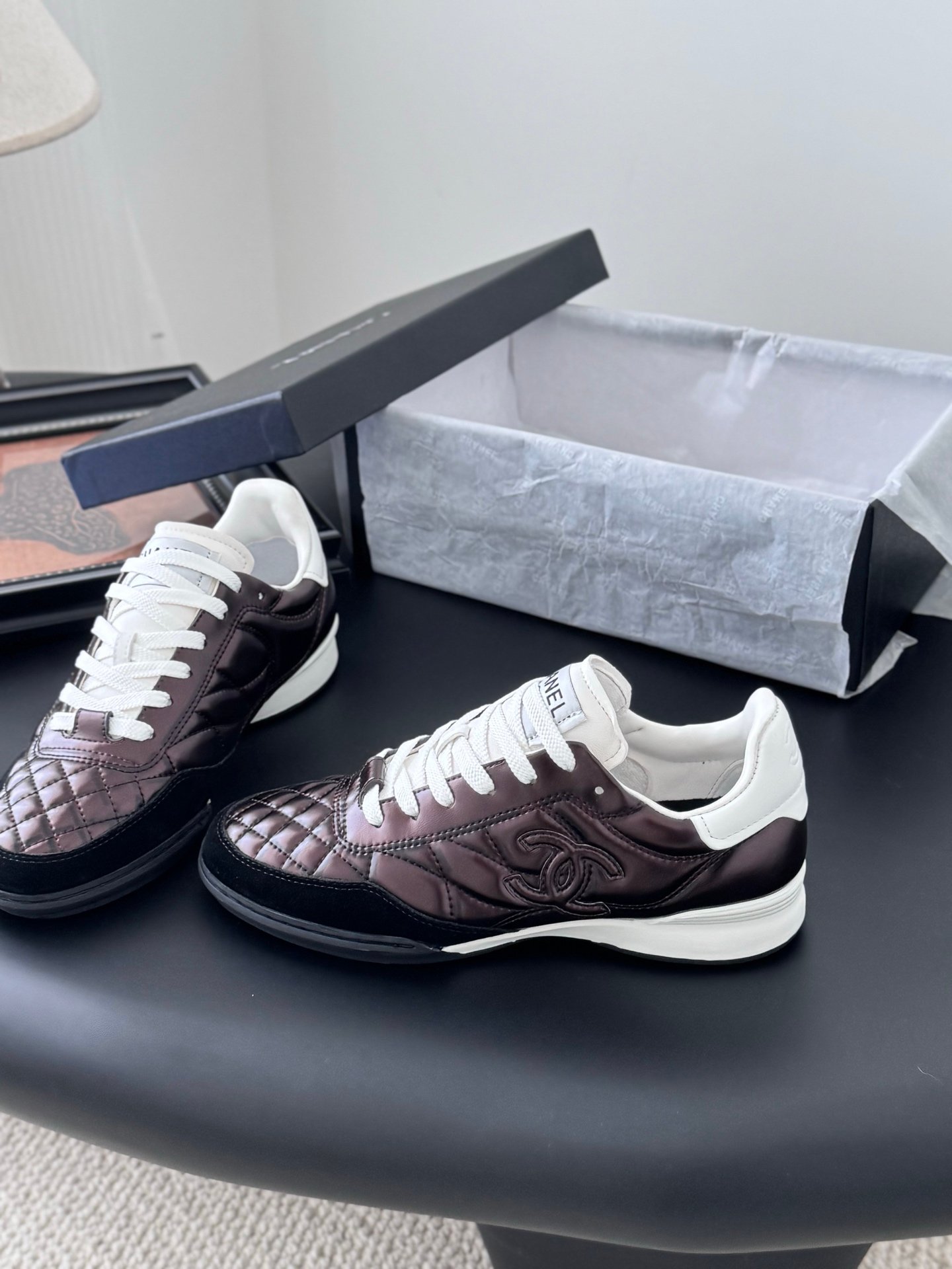 2 Chanel Trainer Sneakers - Image 1