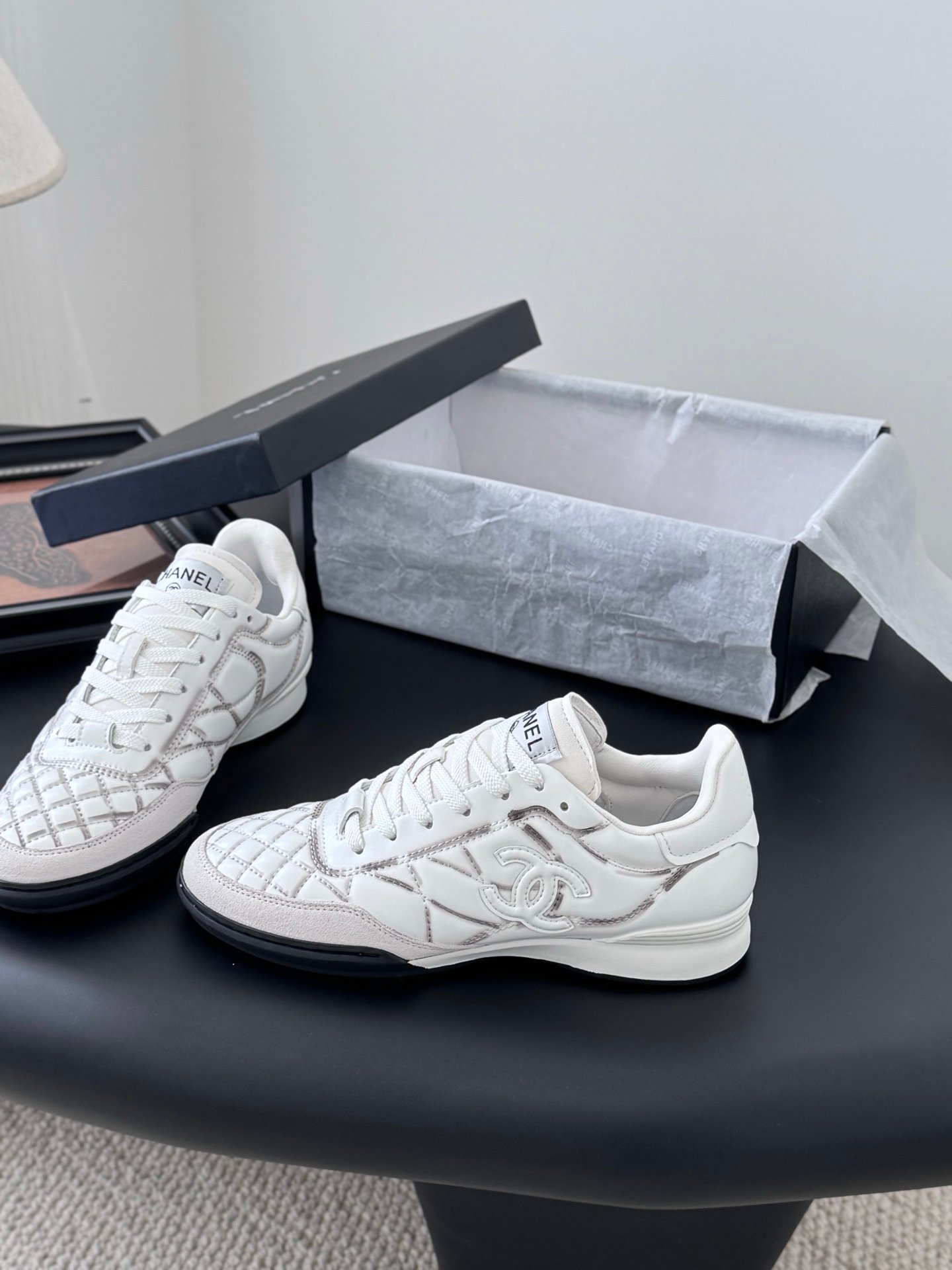 2 Chanel Trainer Sneakers - Image 1