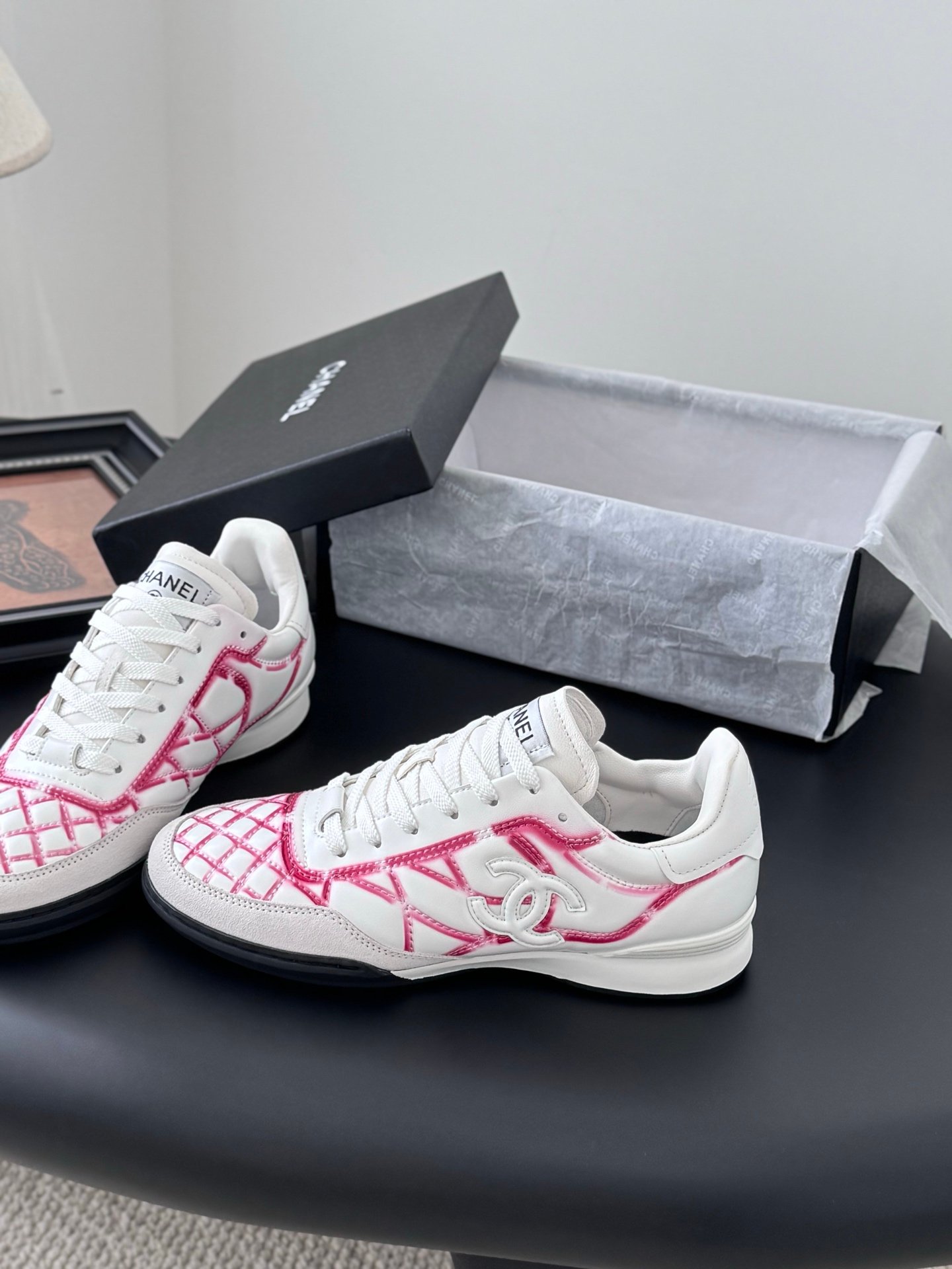 2 Chanel Trainer Sneakers - Image 1