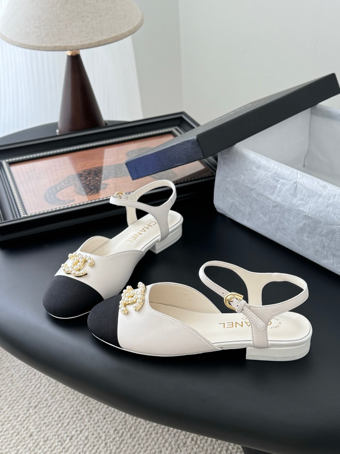 2 Chanel Mary Jane Sandals - Image 1