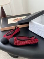 CHANEL Mesh Ballet Flats