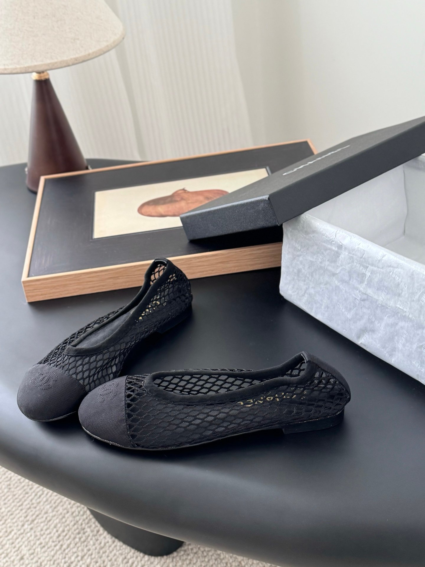 2 CHANEL Mesh Ballet Flats - Image 1