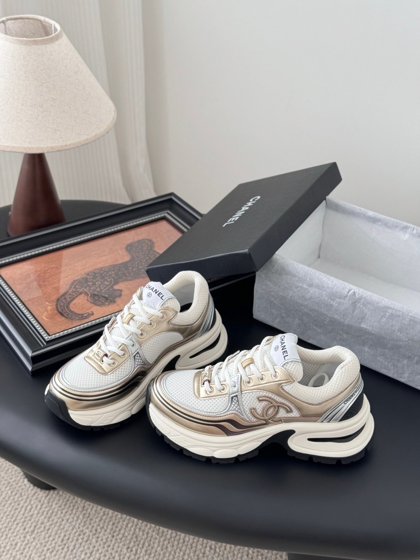 2 Chanel Trainer Sneakers - Image 1