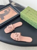 GUCCI Rubber Slide Sandals