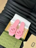 GUCCI Rubber Slide Sandals